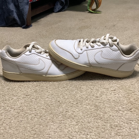 Nike Court Borough Low Triple white Shoes Size 10.5 - Picture 1 of 8
